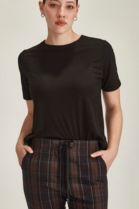 Lena Luxe Tee (Black)