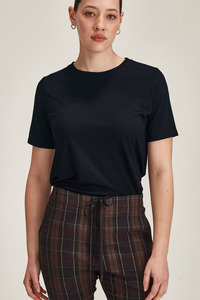 Lena Luxe Tee (Navy)