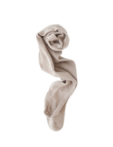 3 7 Year Old Girls: Classic Ribbed Unisex Tights - Latte