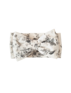 Accessories 1: Oversized Bow Organic Cotton Headband - Vintage Floral