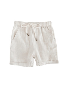 1 Year 1: Ollie Boys Shorts - Sand Dune
