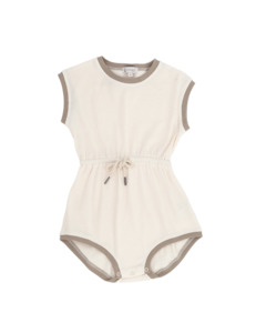 Baby Rompers: River Unisex Romper - Cream