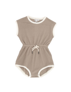 Baby Rompers: River Unisex Romper - Olive
