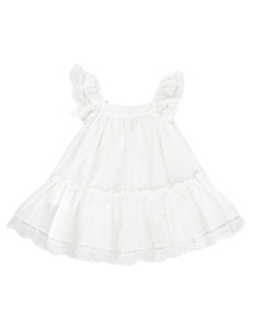 Gifts Under 80: Areta Linen Special Occasion Dress - White