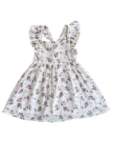 My Little Sunshine Cotton Dress - Flower Fantasy