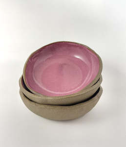 Rose Dream on Granite Stoneware Bowls