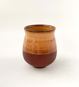 Toffee Latte on Deep Terracotta Full Belly Tumbler
