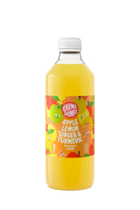 Karma Juice: Apple, Lemon, Ginger & Turmeric juice