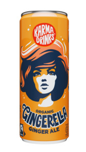 Gingerella Ginger Ale [24 Cans] Organic