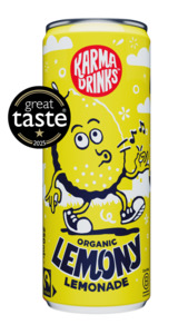 Organic Sodas Cans: Lemony Lemonade [24 Cans] Organic