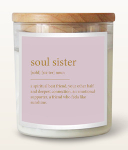 Candles: Limited Edition - Dictionary Soul Sister Candle
