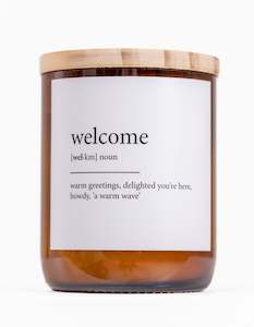 Candles: Dictionary Candle - Welcome