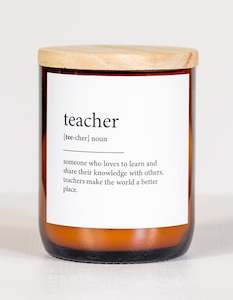 The Commonfolk: Dictionary Candle – Teacher