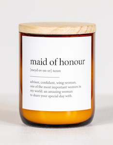 Dictionary Candle – Maid of Honour