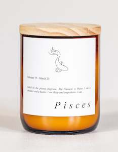 The Commonfolk: Zodiac Candle – Pisces