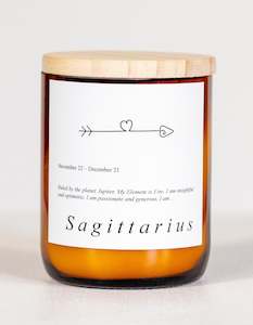 The Commonfolk: Zodiac Candle – Sagittarius