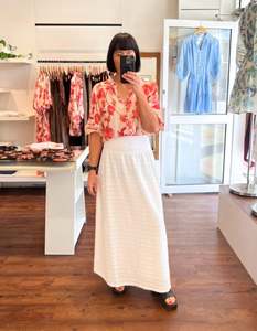 New Arrivals: Rudy Drop Waist Maxi Skirt in White