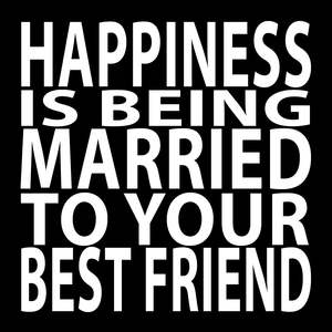 Black And White: BW159 HAPPINESS IS BEING MARR