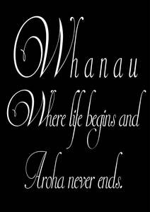 Maori English: MBW166 WHANAU WHERE LIFE BEGINS