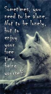 Animal Signs: NZF105 SOMETIMES YOU NEED WOL