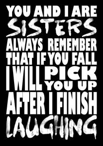 BW112 YOU AND I ARE SISTERS