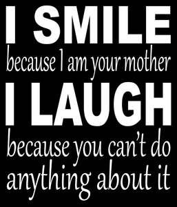 Mother Signs: BW87 I SMILE MOTHER