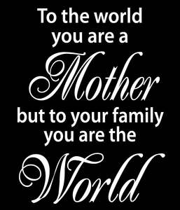 BW305 TO THE WORLD YOU