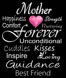 Mother Signs: BW301 MOTHER HAPPINESS (PINK)