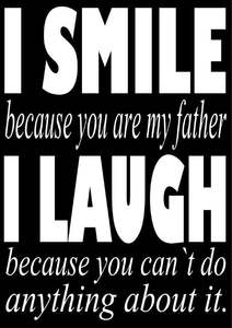 Father Signs: BW514 SMILE / FATHER