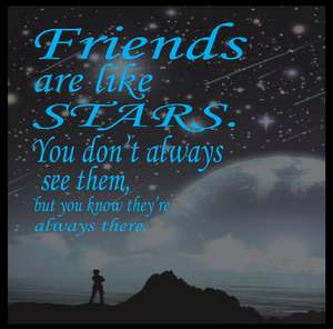 BW1471 FRIENDS ARE LIKE STARS