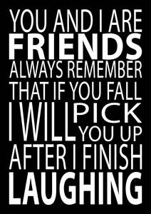 BW508 YOU AND I ARE FRIENDS