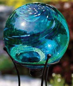 8140 BLUE SWIRL GAZING GLOBE