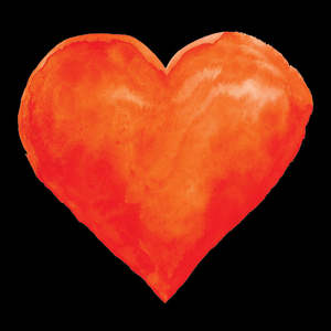BOHEART ORANGE HEART