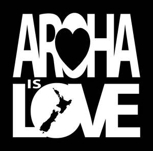 Area Signs: NZT73F AROHA IS LOVE