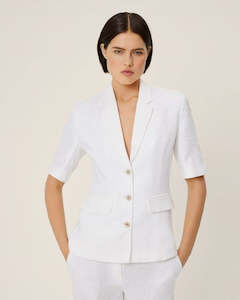 Moss Copenhagen: MSCH Claritta Blazer Bright White