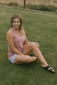 Home Lee: Home-Lee Heather Singlet Rouge White X