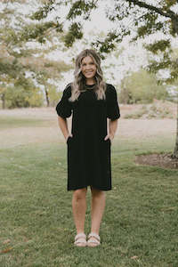 Home-Lee Ivy Dress Black
