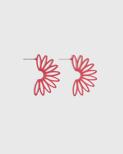 Womens Earrings: Stilen Anita Magenta Earrings
