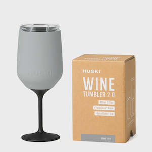 Eat: Huski Wine Tumbler 2.0 Stone Grey