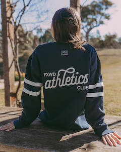 Sweaters: Foxwood Club Crew Navy