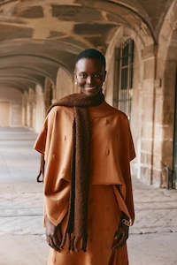 Eb & Ive Masa Knit Poncho Hazel