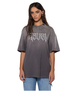 Tanks Tees: Ksubi Kingdom Boyfriend SS Tee Charcoal