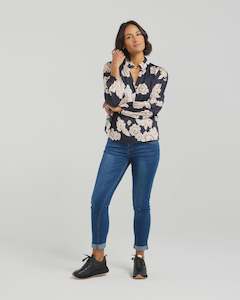 Et Alia Evelyn Blouse Black Honeydew