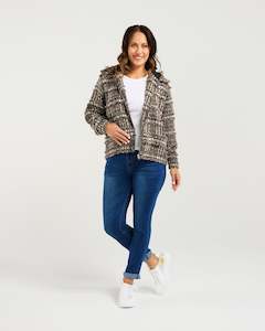 Best Sellers: Seduce Sandy Jacket Textured Plaid