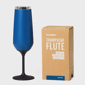 Huski Champagne Flute Ocean Blue