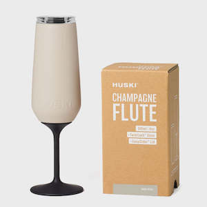 Home Gift: Huski Champagne Flute Sand Beige