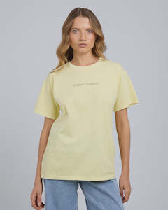 Tanks Tees: Silent Theory Logo Tee Lemon