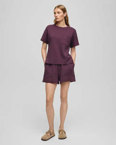 MSCH Harissa Ima Q Sweat Shorts Fudge