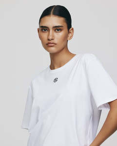 MSCH Melea Icon Tee White/Black