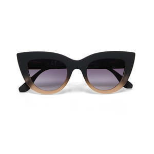Sunglasses: Okkia Claudia Black/Shaded Rose Sunglasses